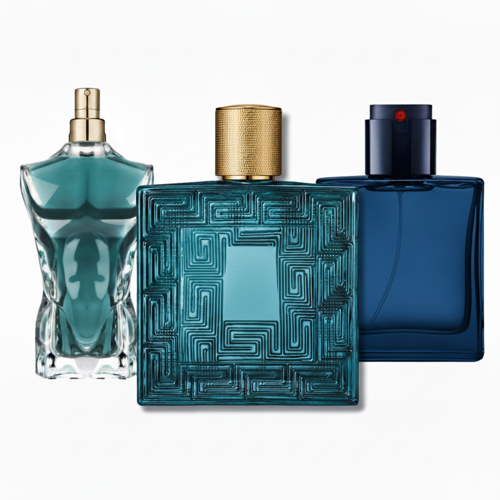 PREMIUM 3ER SET: Herren Eau de Parfum Collection - Frische, Holzige und Aromatische Düfte