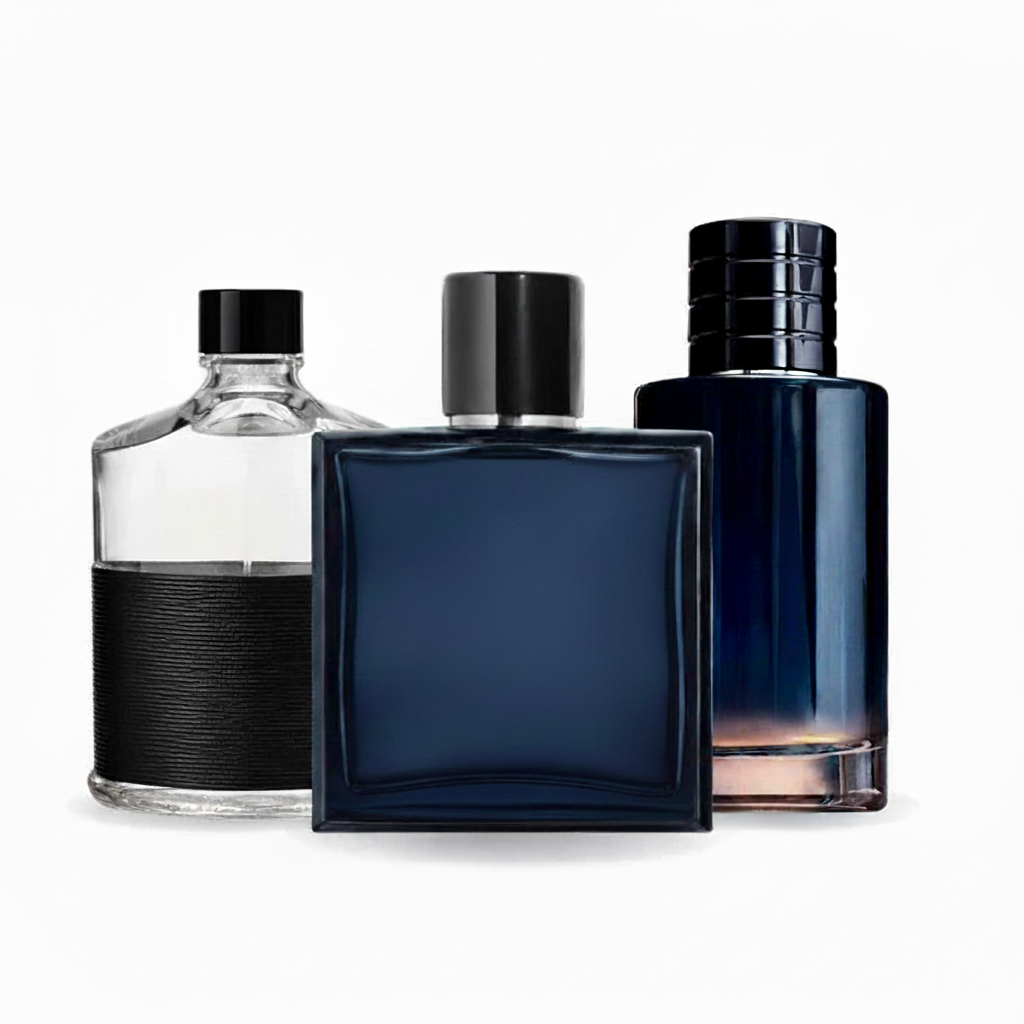 PREMIUM 3ER SET: Holziger Herrenduft, Aromatischer Zitrusduft und Würziger Fougère-Duft – 100 ml