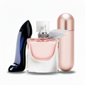 PREMIUM 3ER SET: Blumiger Damenduft, Gourmand-Duft und Fruchtiger Roséduft (Eau de Parfum)