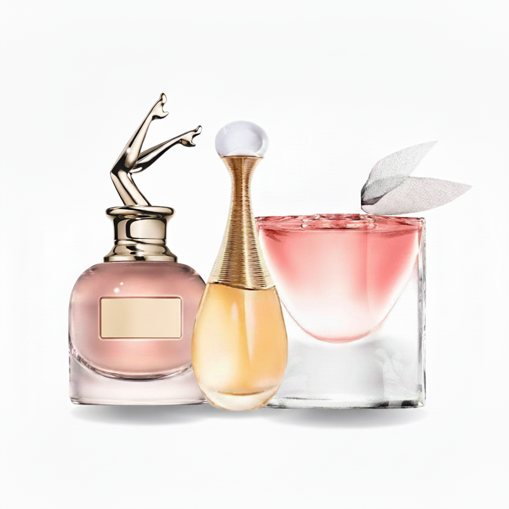 PREMIUM 3ER SET: Elegante Damenparfüms - Blumig-Orientalische Eau de Parfum Kollektion