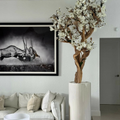Kunstpflanzen-Set – 10 Stück | Magnolie Weiß